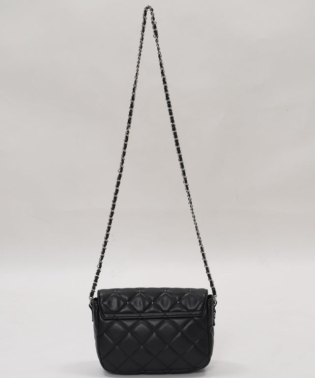 キルティングフラップチェーンショルダー