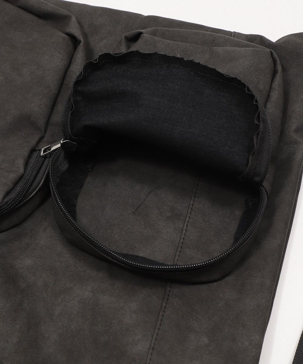 PUポケットデザインナップサック