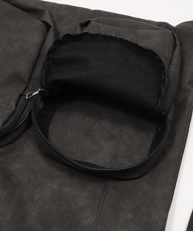 PUポケットデザインナップサック