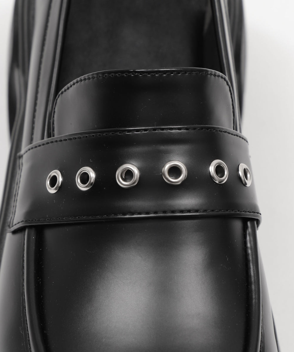 2wayリボン厚底ローファー