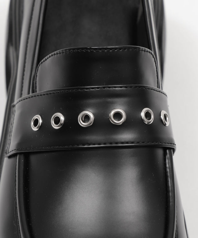 2wayリボン厚底ローファー