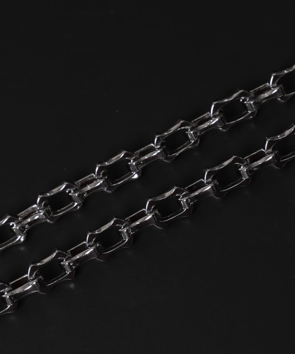 Mスクエアリンクチェーンネックレス