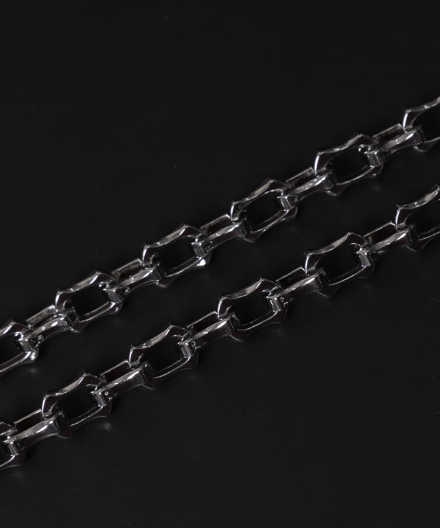 Mスクエアリンクチェーンネックレス