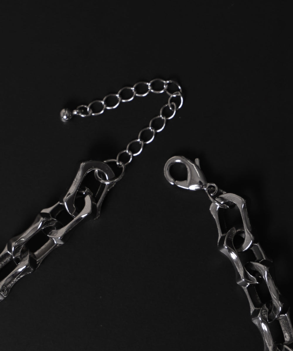 Mスクエアリンクチェーンネックレス