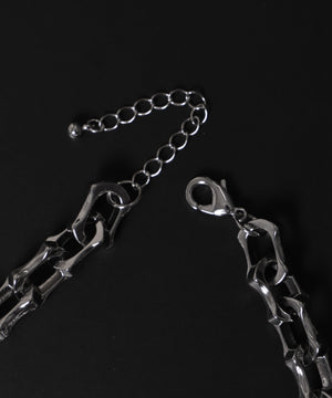 Mスクエアリンクチェーンネックレス