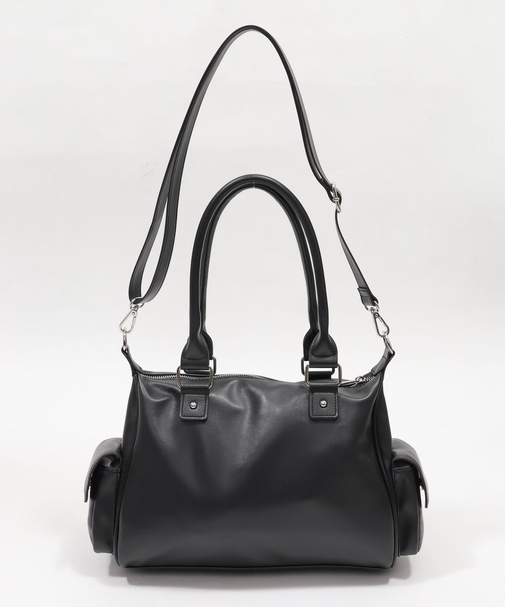 ポケットデザインボストンショルダー