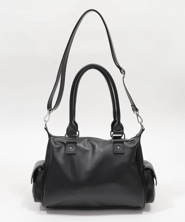 ポケットデザインボストンショルダー