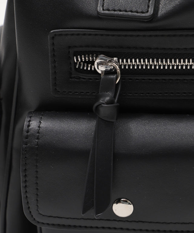 ポケットデザインボストンショルダー