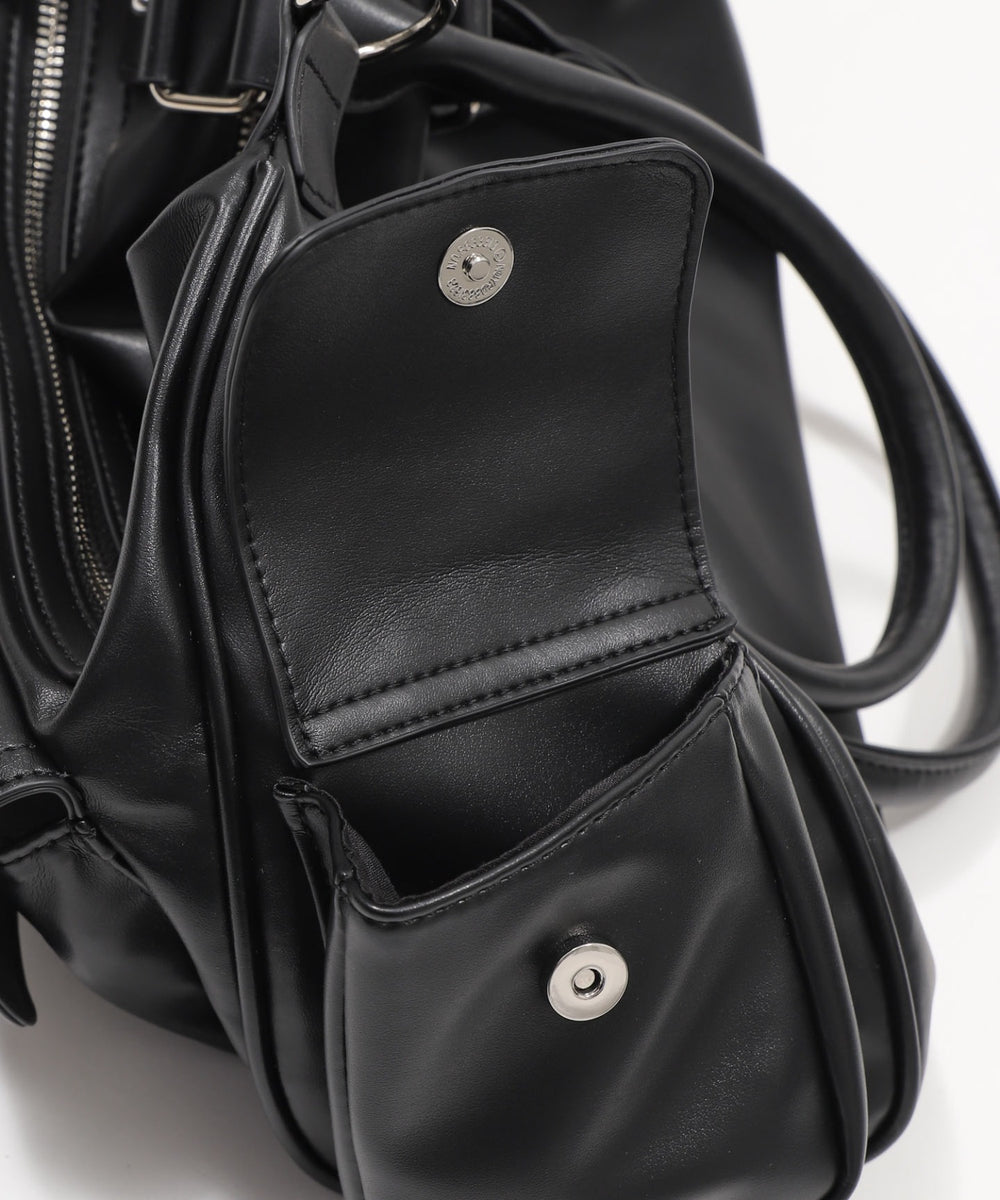 ポケットデザインボストンショルダー