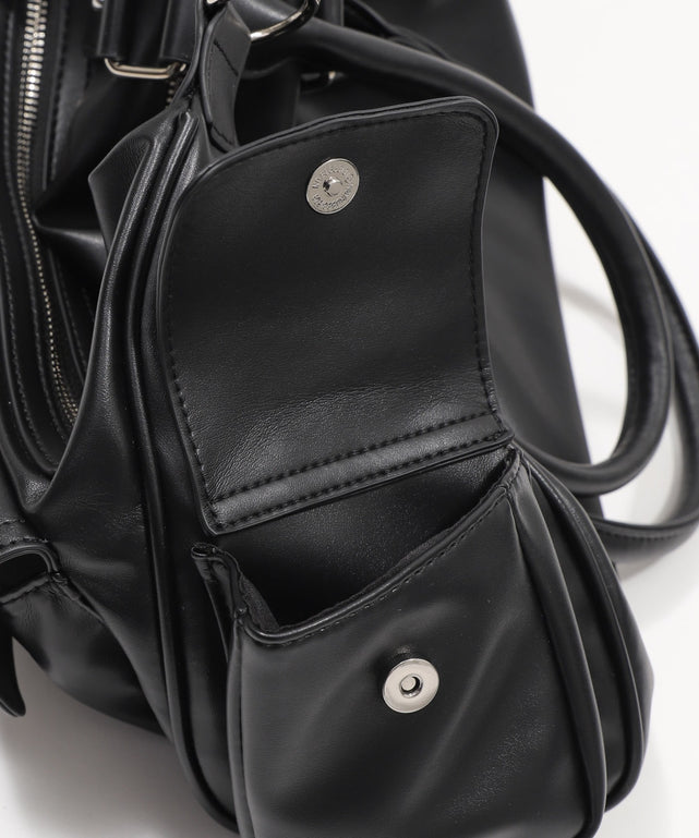 ポケットデザインボストンショルダー