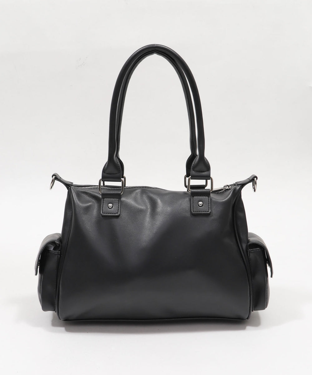 ポケットデザインボストンショルダー