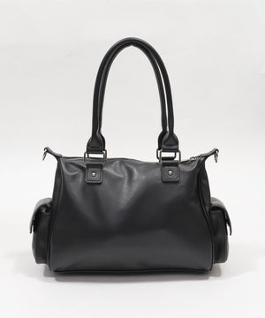 ポケットデザインボストンショルダー