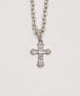 Lクロスビジューネックレス
