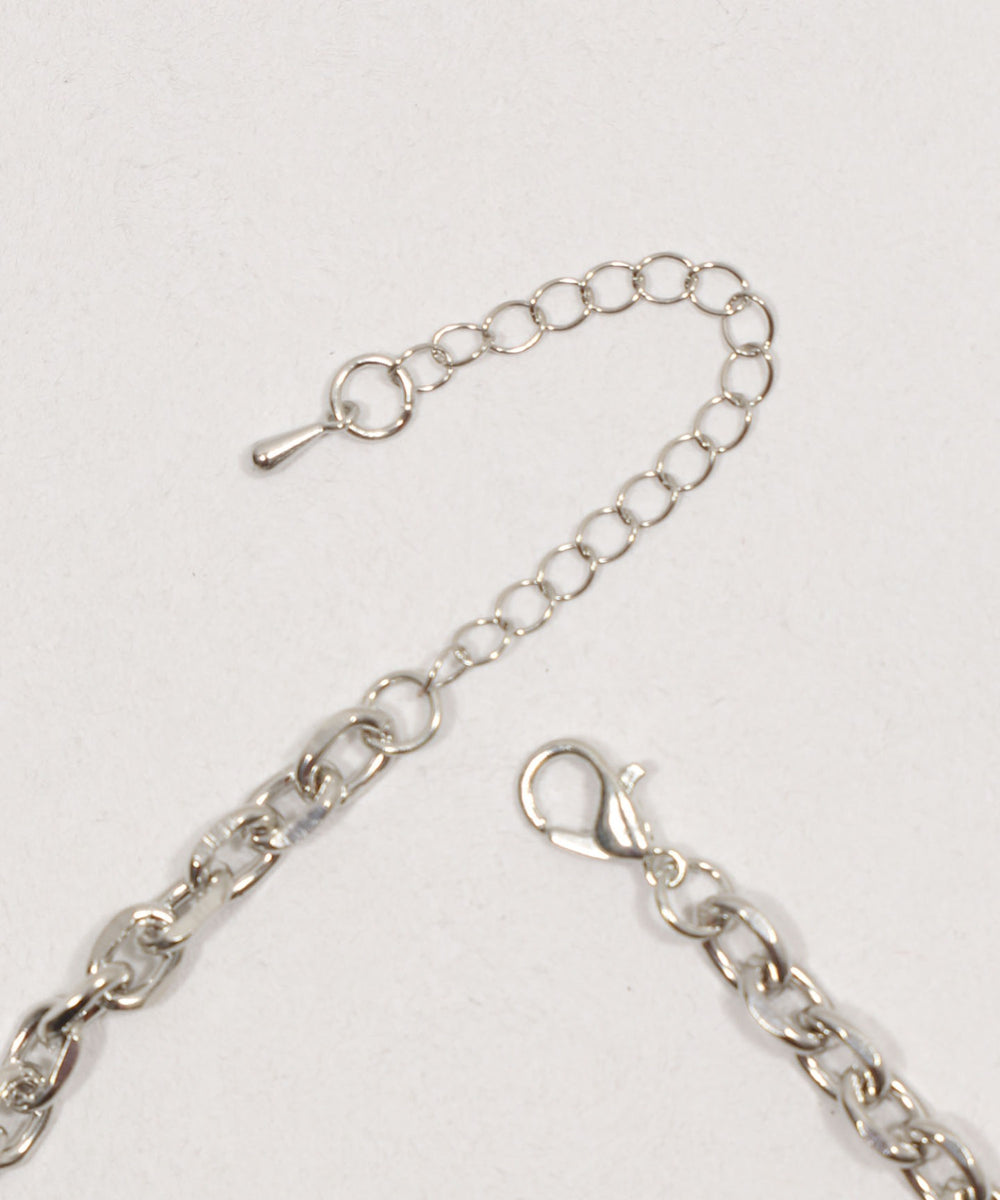 Lクロスビジューネックレス