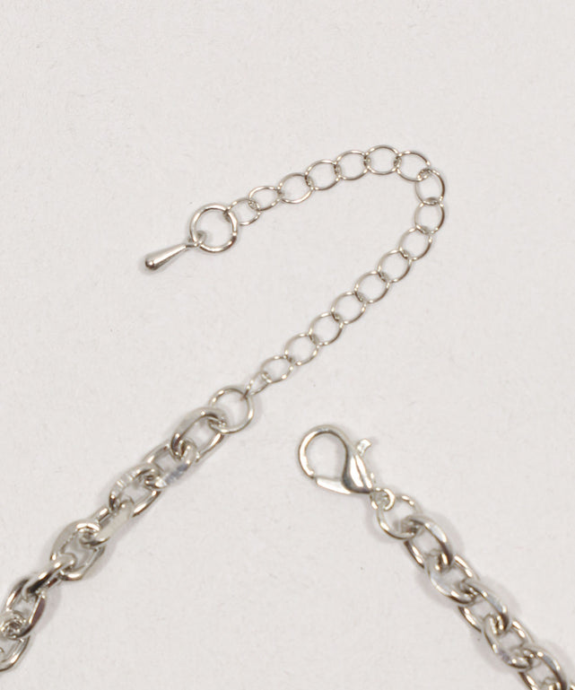 Lクロスビジューネックレス