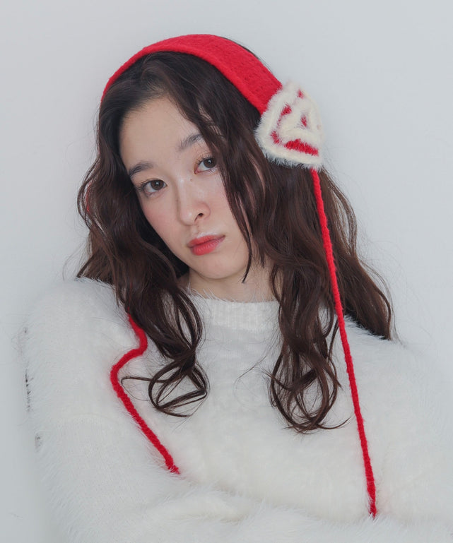 美品＊vivienne＊ハートファーイヤーマフ＊赤 Vivienne Westwood - ヴィヴィアン ハート型イヤマフ 未使用美品の通販