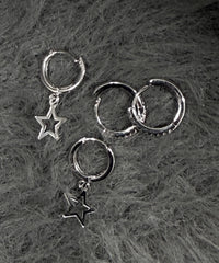 L4Pモチーフリングピアス