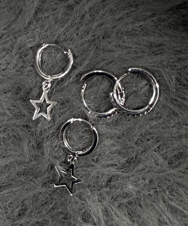 L4Pモチーフリングピアス/柄1