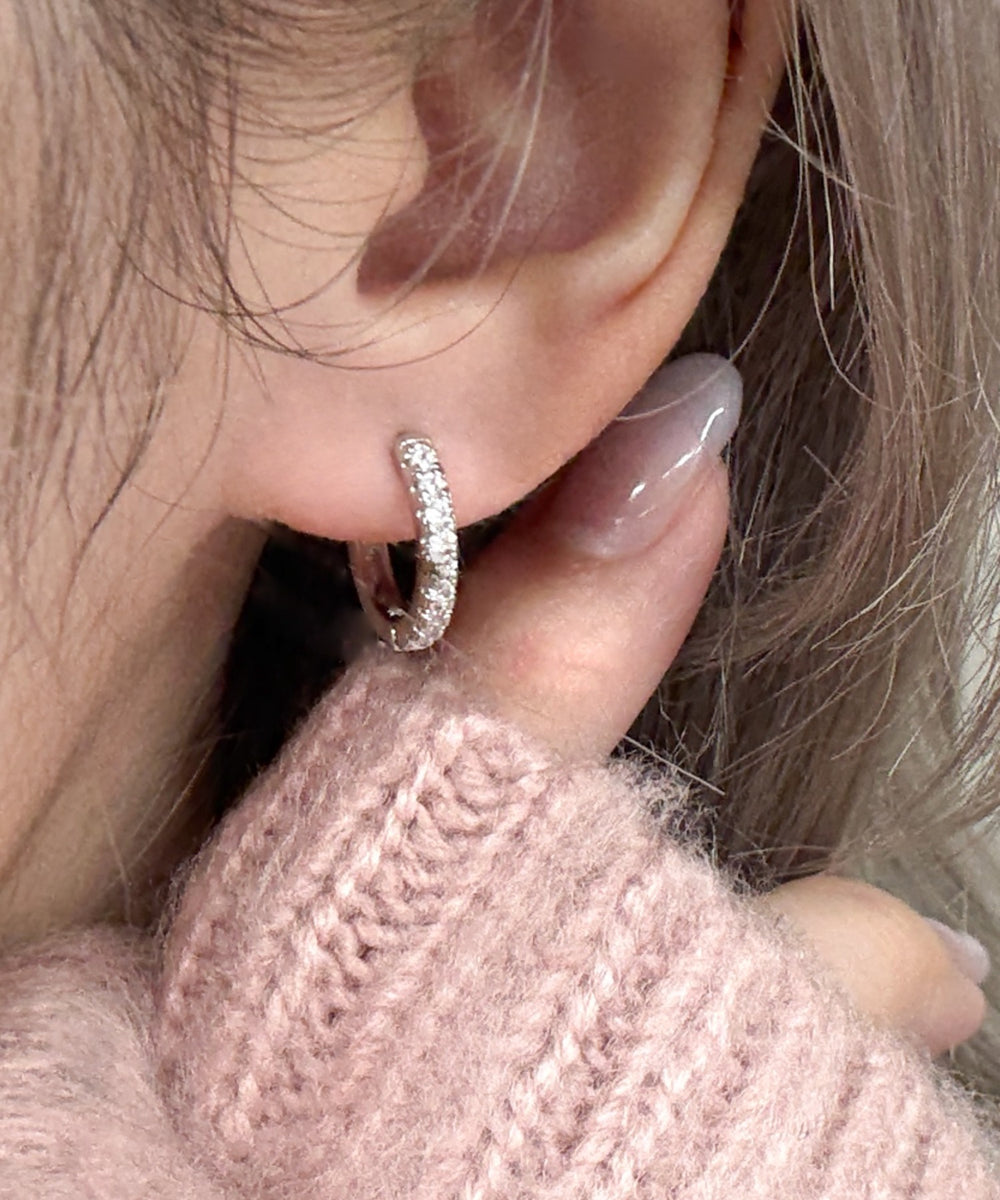 L4Pモチーフリングピアス