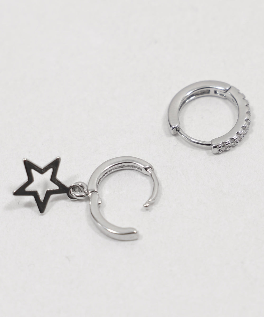 L4Pモチーフリングピアス