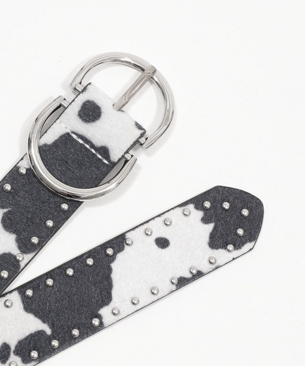 Lダブルリングスタッズベルト