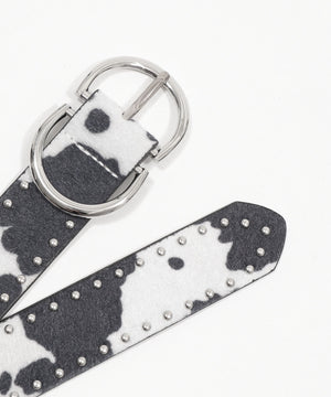 Lダブルリングスタッズベルト