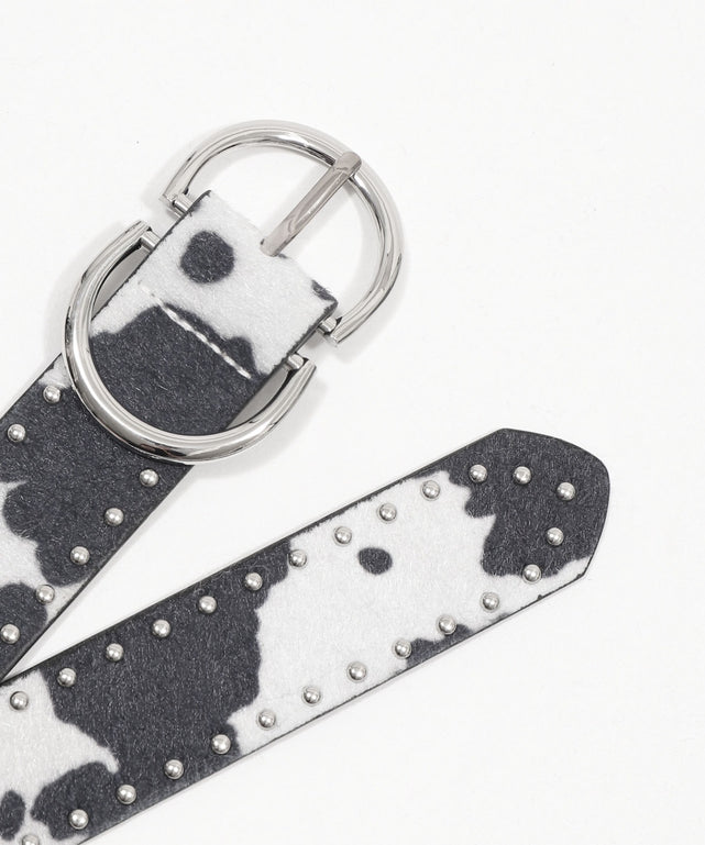 Lダブルリングスタッズベルト