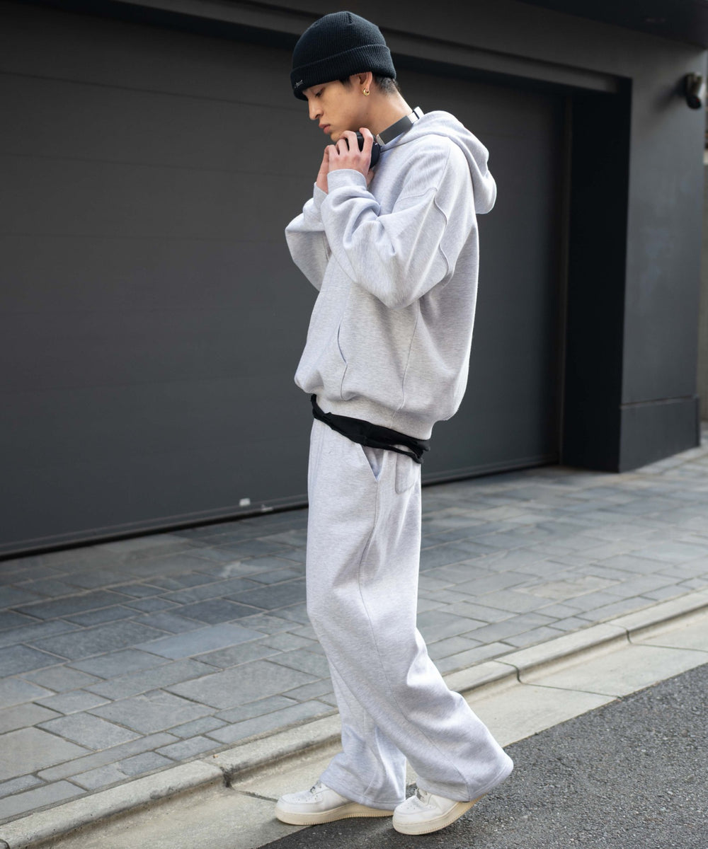 杢グレー モデル：180cm F着用