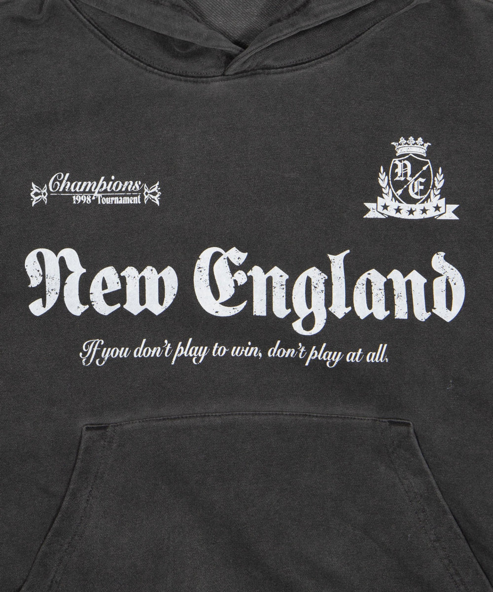 グラフィックバルーンクロップドプルパーカー