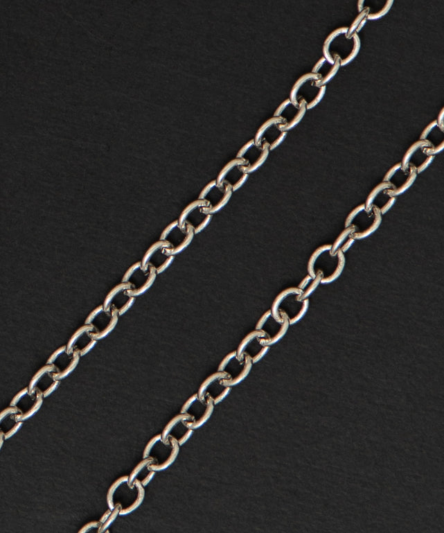 Mモチーフチェーンネックレス