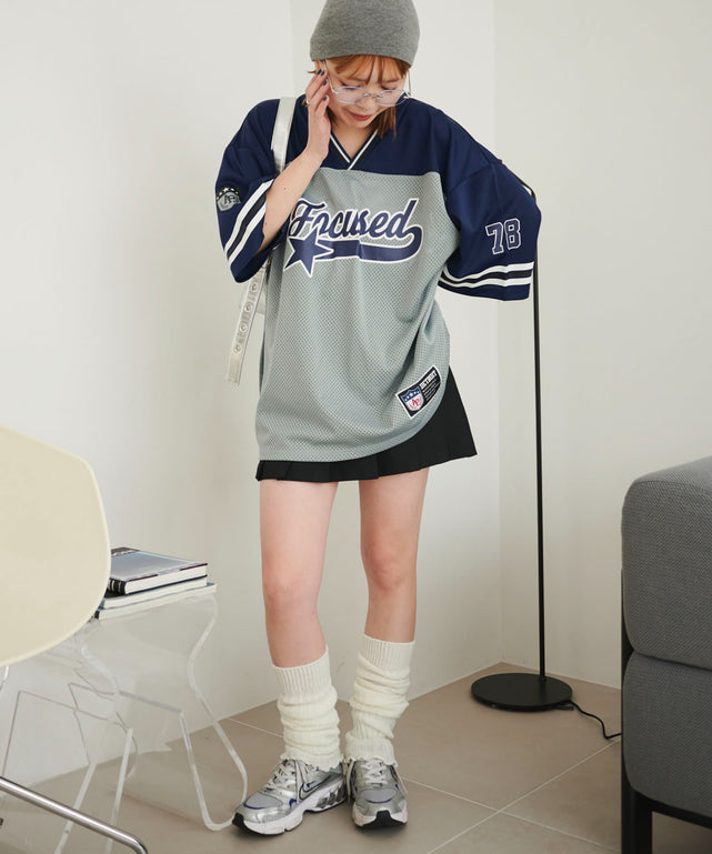 ネイビー　モデル:155cm F着用