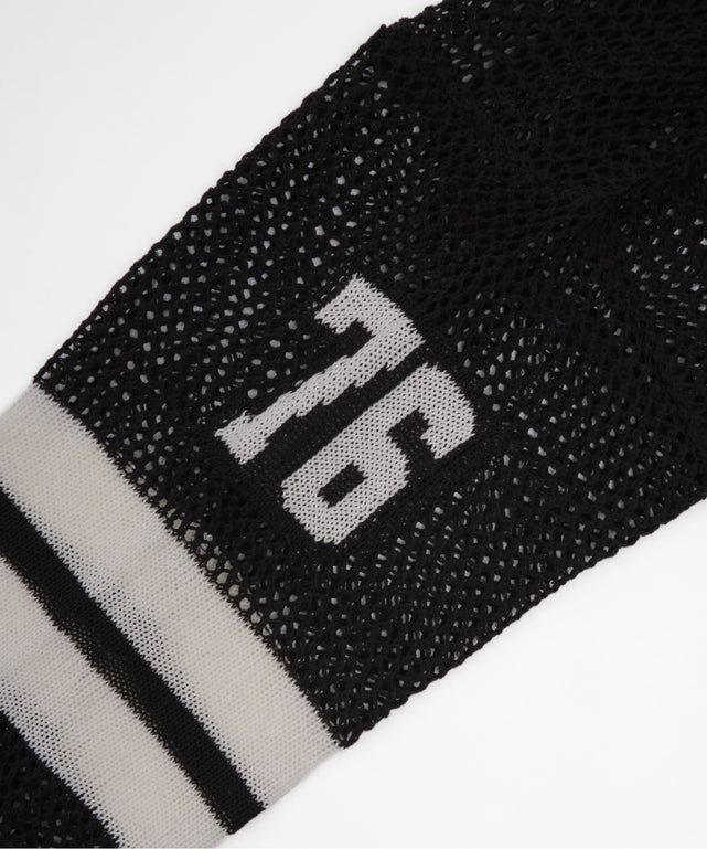 ナンバリングメッシュニットプルオーバー