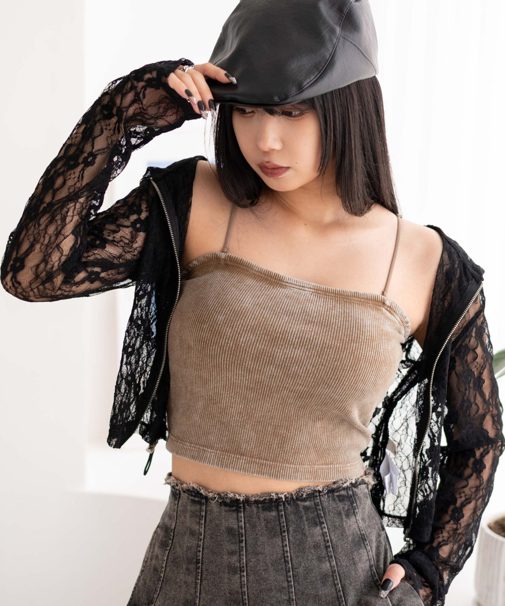 ブラウン モデル：160cm M着用