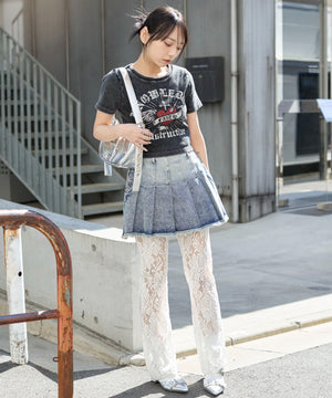 柄３（スミクロ×ハート）　モデル:159cm F着用