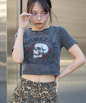 柄４（スミクロ×スカル）　モデル:159cm F着用