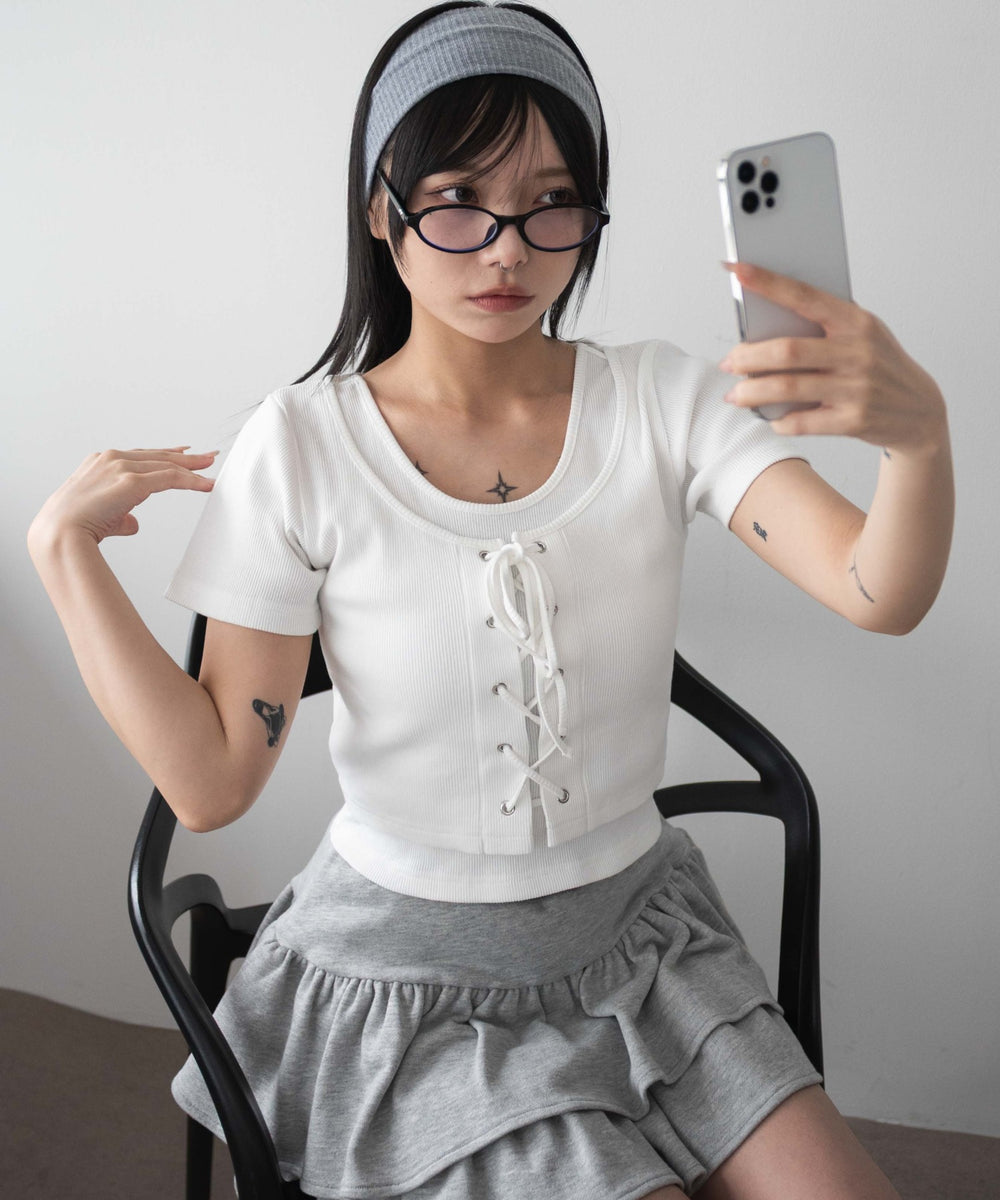 ホワイト モデル：159cm F着用