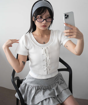 ホワイト モデル：159cm F着用