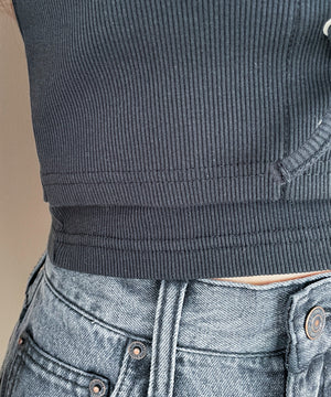 ヴィンテージライクレースアップT