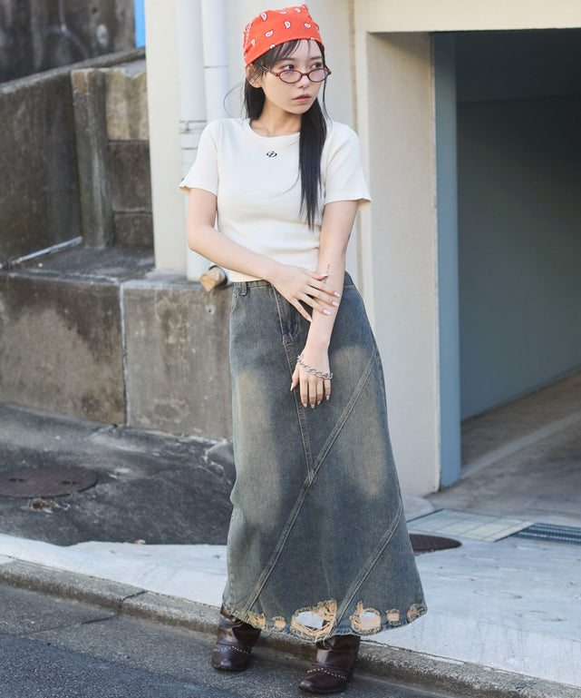 ホワイト モデル:159cm F着用