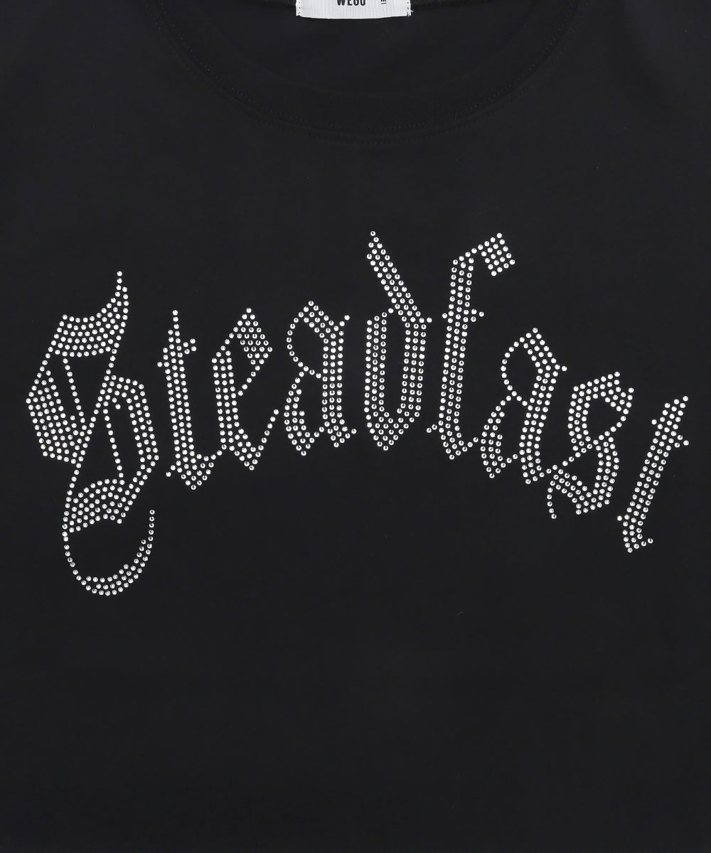 ラインストーンショートT