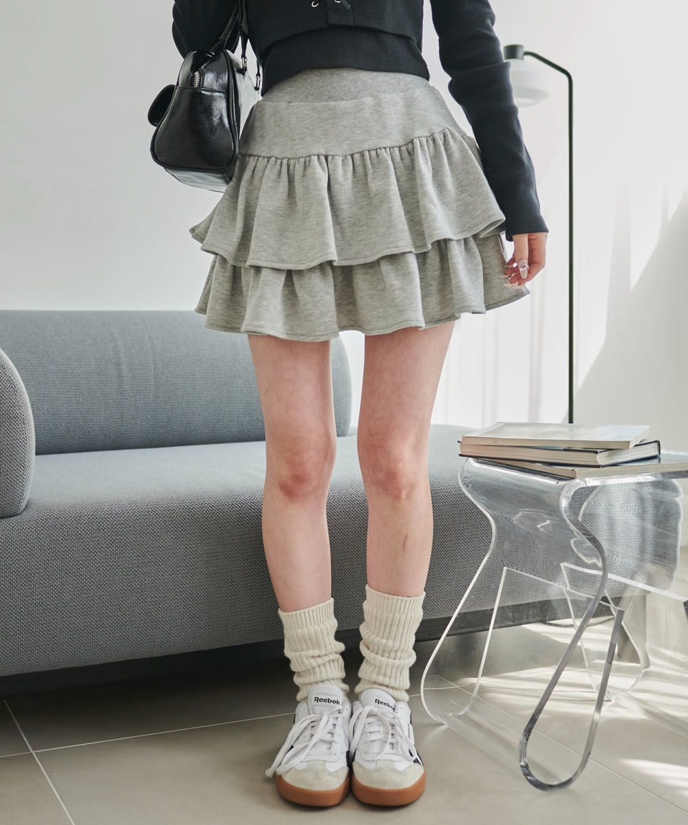 杢グレー　モデル:160cm F着用