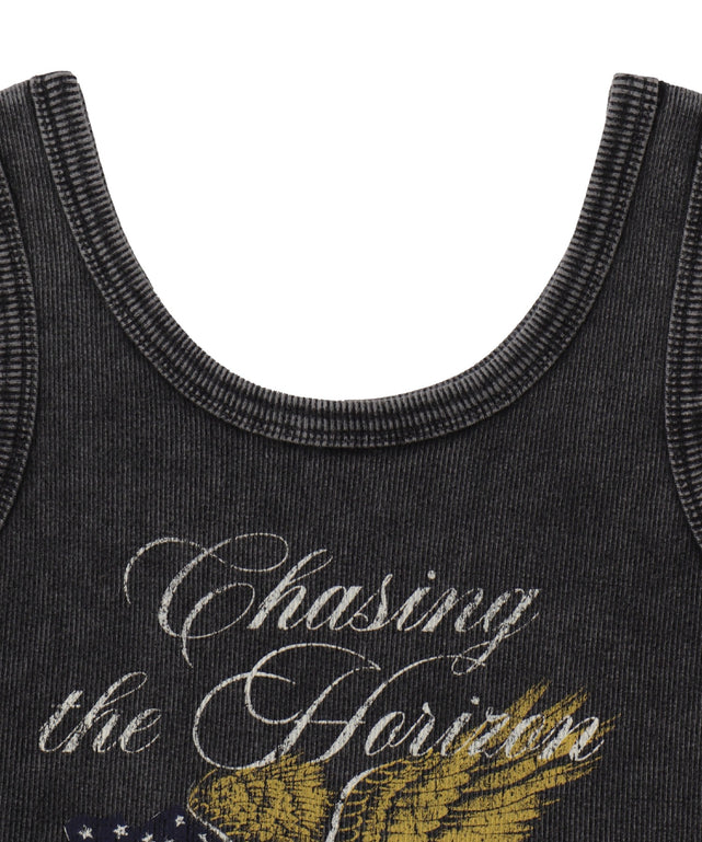 ヴィンテージウォッシュグラフィックタンク