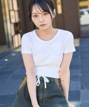 ホワイト 　モデル:159cm F着用