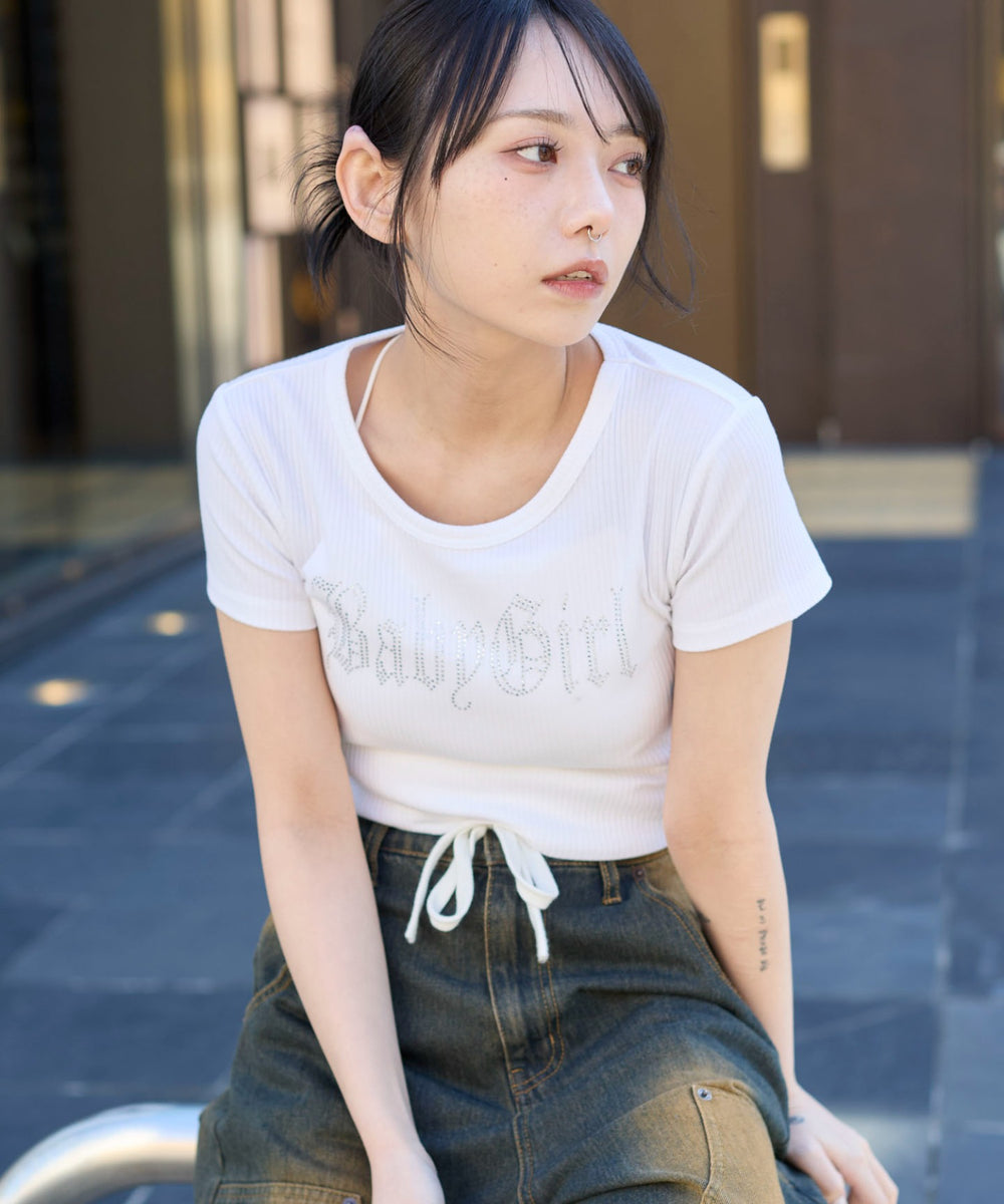 ホワイト 　モデル:159cm F着用