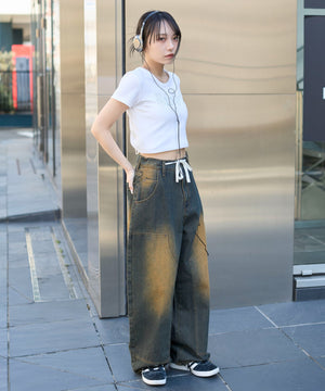 ホワイト 　モデル:159cm F着用