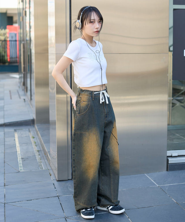 ホワイト 　モデル:159cm F着用