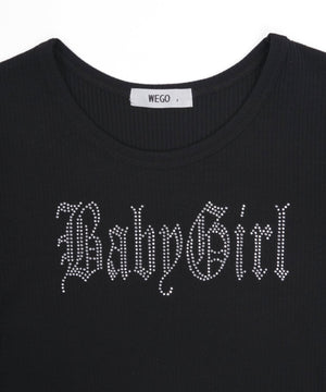 ラインストーンチビリブT