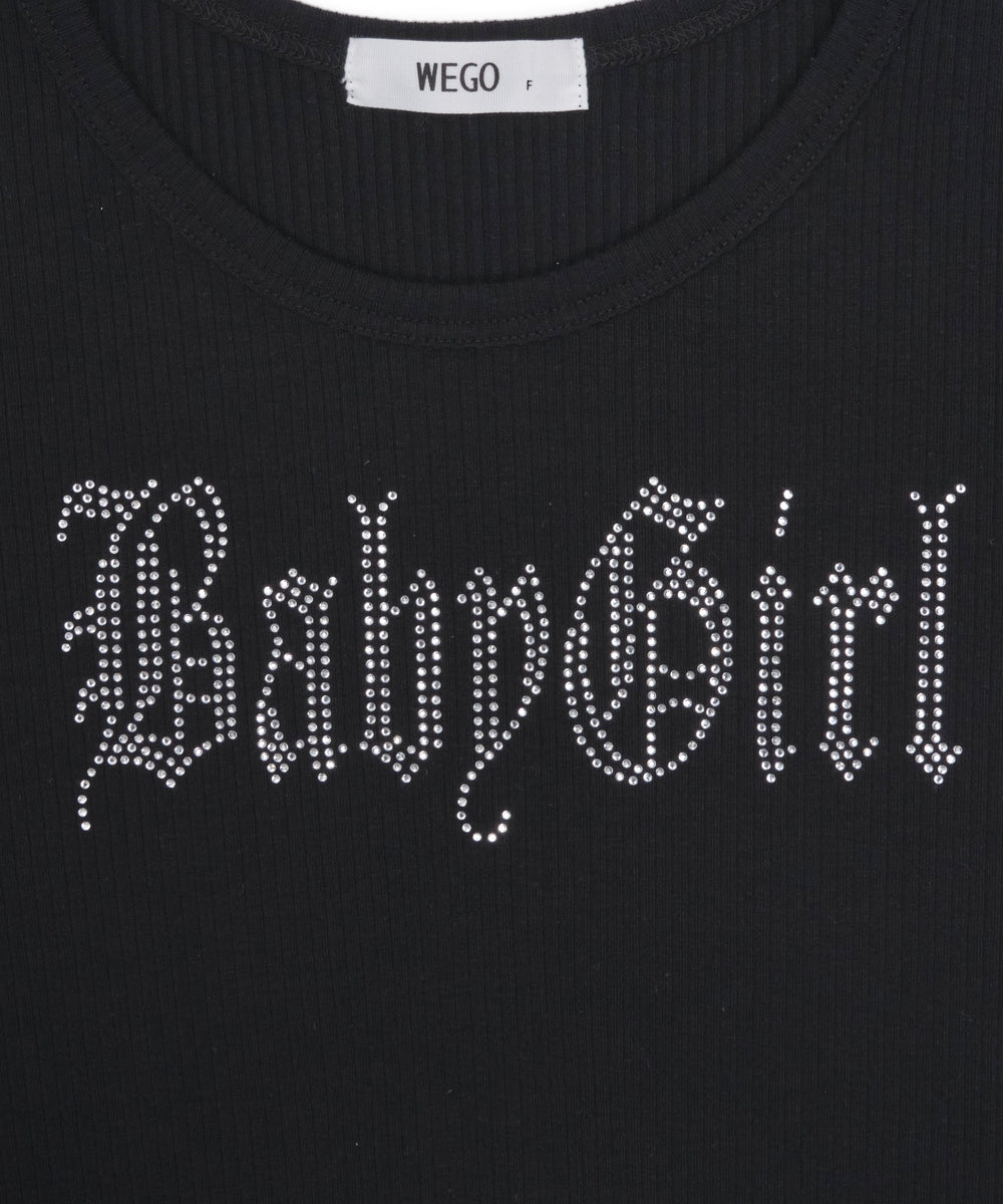 ラインストーンチビリブT