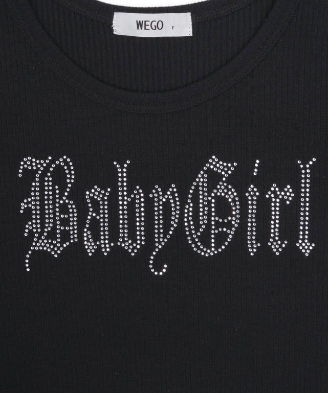 ラインストーンチビリブT