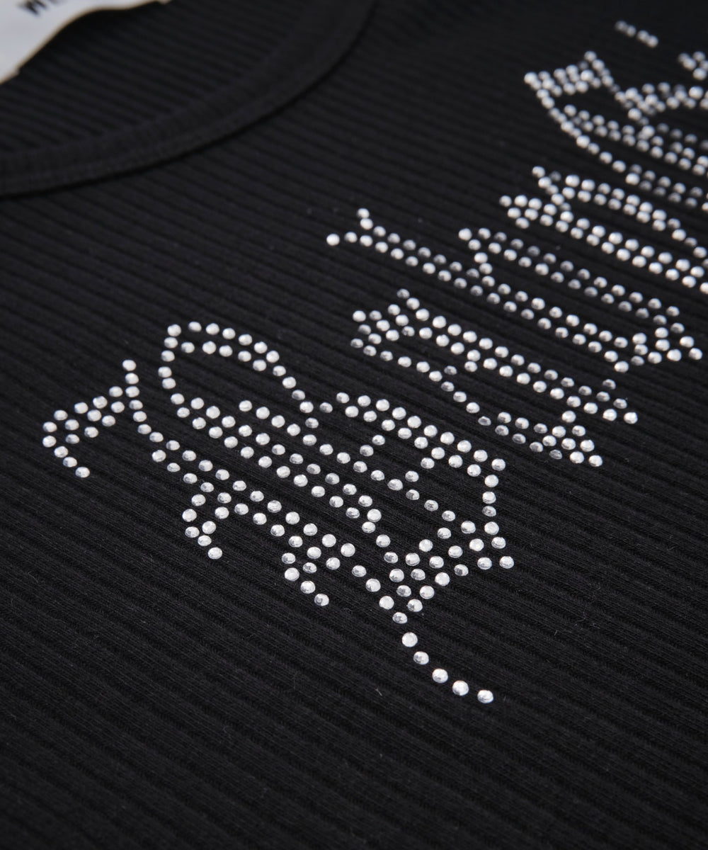 ラインストーンチビリブT